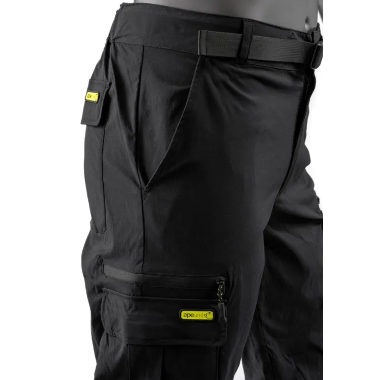 Pantalon Homme Ridge Monkey Apearel Lightweight Classic Cargo Trousers - Noir