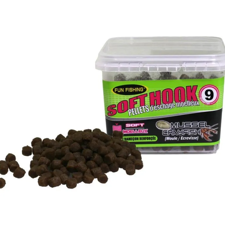 Pellets D'eschage Moelleux Fun Fishing Carpodrome - 9Mm
