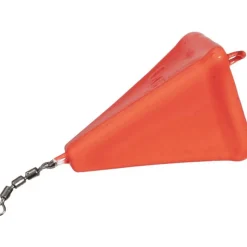 Zebco Plomb Flatty Scratcher Lead - Rouge Fluo