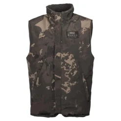 Nash Polaire Sans Manche Homme Zero Tolerance Sherpa Fleece Reversible Body Warmer - Camo