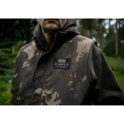 Nash Polaire Sans Manche Homme Zero Tolerance Sherpa Fleece Reversible Body Warmer - Camo