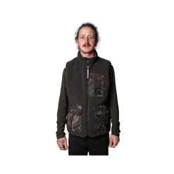 Nash Polaire Sans Manche Homme Zero Tolerance Sherpa Fleece Reversible Body Warmer - Camo