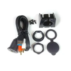 Prise Usb & Jack 3.5Mm Kicker Charge Et Data