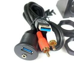 Prise Usb & Jack 3.5Mm Kicker Charge Et Data