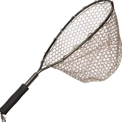 Adamsbuilt Épuisette Raquette Alu Trout Net Rubber 15