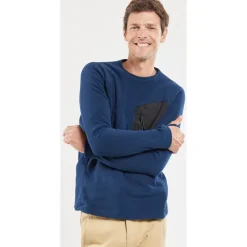Bermudes Pull Homme Plelot Polartech - Navy