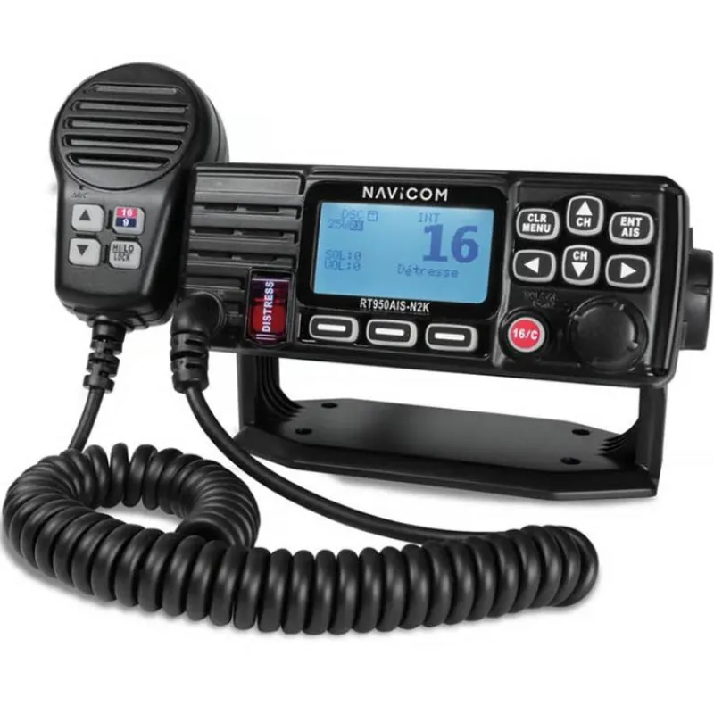 Navicom Radio Vhf Fixe Rt95ais N2k 25 Watts Nmea2 Et Récepteur Ais