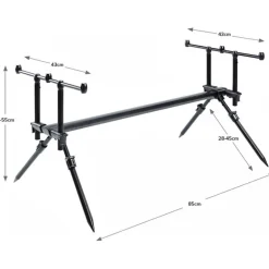 Rod Pod Carp Spirit Cs Alu-Lite Pod + Bb 3 Rod Eco