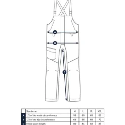 Salopette Homme Adventer & Fishing Lesjon - Sable/Kaki