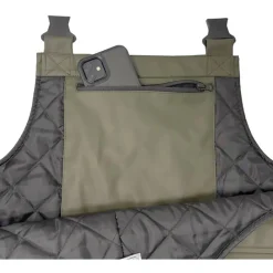 Vass Salopette Homme Team 220 Winter Lined Bib & Brace Waterproof - Kaki
