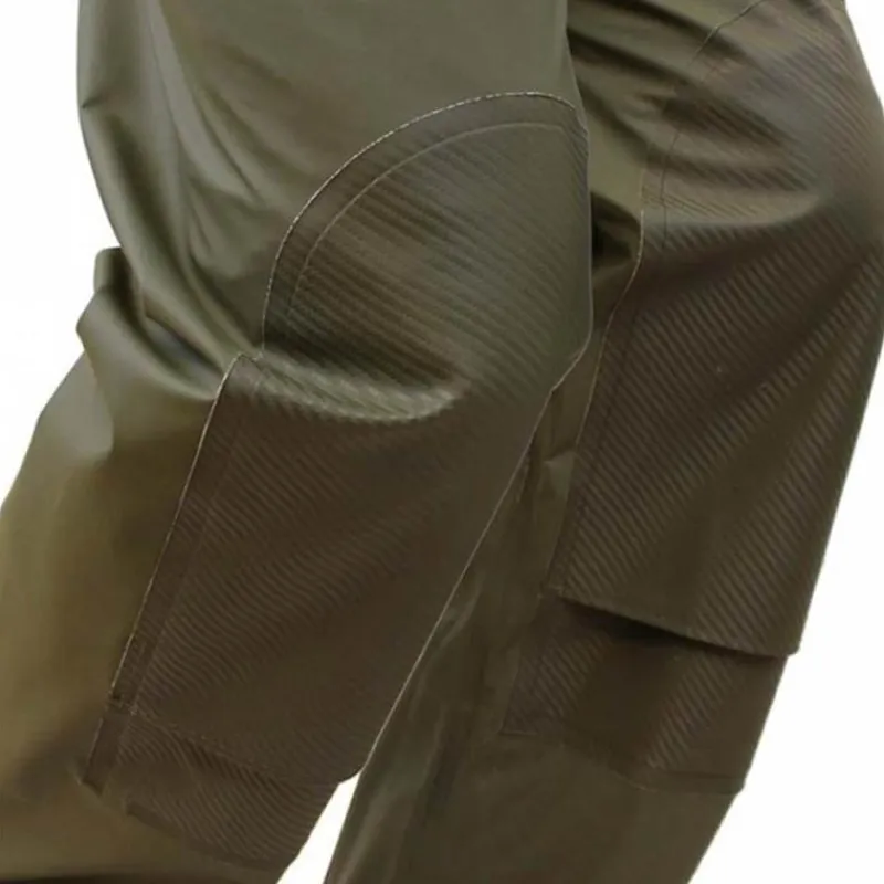 Vass Salopette Homme 175 Unlined Waterproof Bib & Brace - Kaki