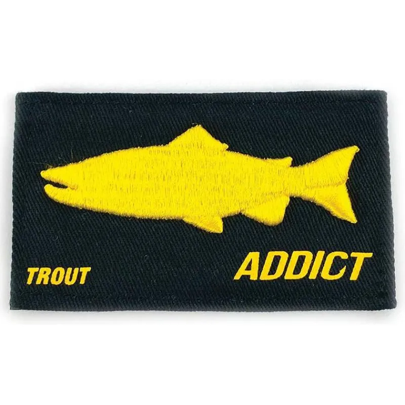 Fishxplorer Scratch Interchangeable Pour Casquette / Bonnet Addict Truite - Noir