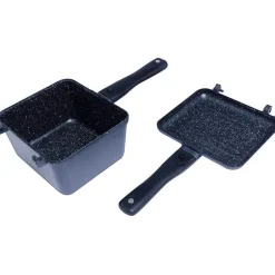 Set De Cuisson Ridge Monkey Connect Deep Pan & Griddle Granite Edition