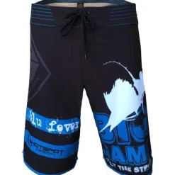 Hot Spot Design Short De Bain Homme Boardshort Big Game - Noir/Bleu