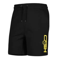 Short Homme Hot Spot Design Hsd Logo Yellow - Noir