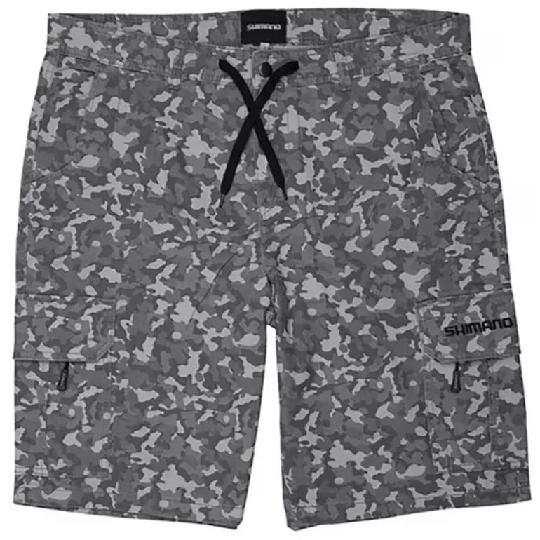 Short Homme Shimano Wear Cargo Shorts - Gris Camo