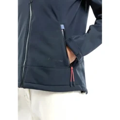 Softshell Femme Bermudes Sillages Contrecollee Polaire - Navy
