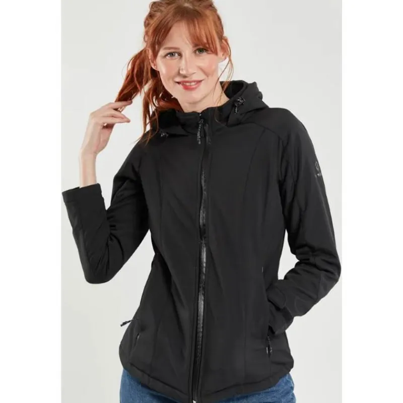 Bermudes Softshell Femme Sitia - Noir
