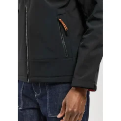Bermudes Softshell Homme À Capuche Seaboard - Noir
