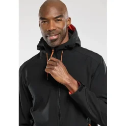 Bermudes Softshell Homme À Capuche Seaboard - Noir