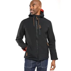Bermudes Softshell Homme À Capuche Seaboard - Noir