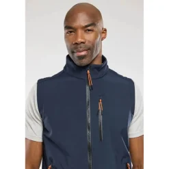 Bermudes Softshell Sans Manche Homme Seasalt - Navy