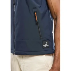 Bermudes Softshell Sans Manche Homme Seasalt - Navy