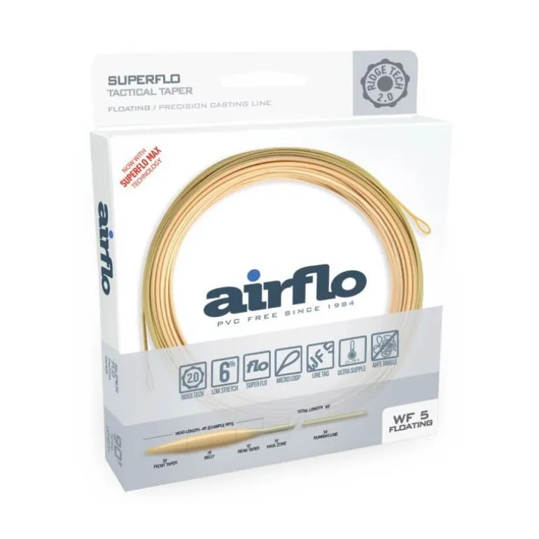 Soie Mouche Airflo Superflo Max Ridge 2.0 Tactical Taper