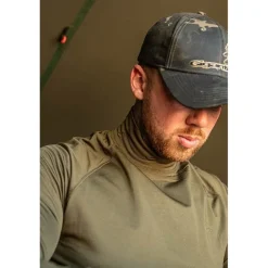 Sous Vêtement Homme Korda Mock Neck Thermal Ls Shirt - Olive