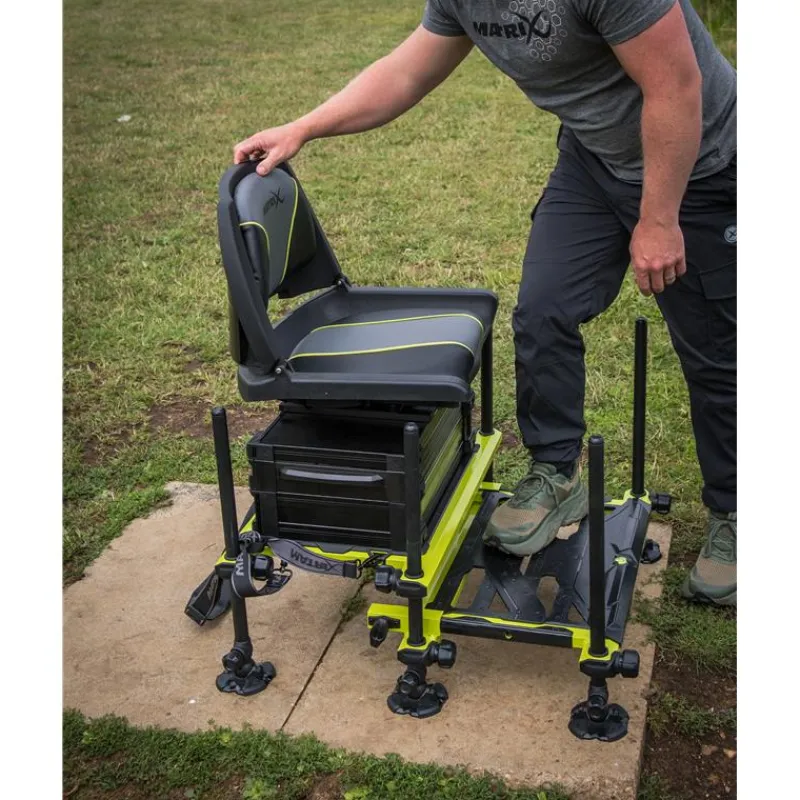Fox Matrix Station F25 Pro Swivel Seatbox - Lime Edition