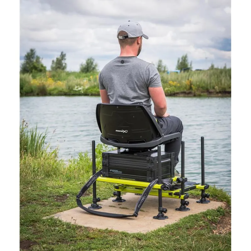 Fox Matrix Station F25 Pro Swivel Seatbox - Lime Edition