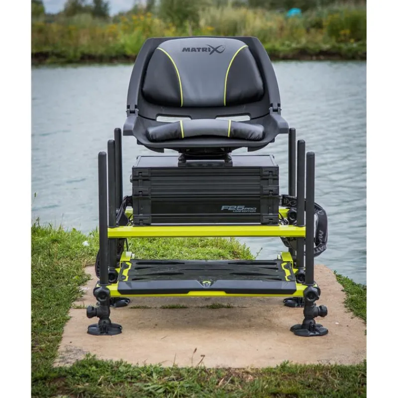 Fox Matrix Station F25 Pro Swivel Seatbox - Lime Edition