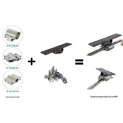 Seanox Support Écran Gps/Sondeur Fixe D22/65 Gm