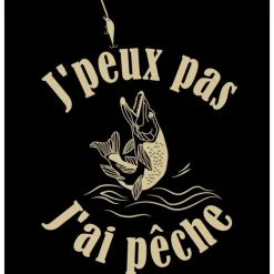 Bartavel Sweat Enfant Theme Pêche J'peux Pas J'ai Pêche - Orange
