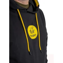 Black Cat Sweat Homme Black Hoody - Noir
