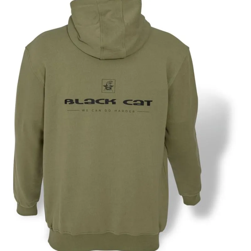 Black Cat Sweat Homme Hoodie - Kaki