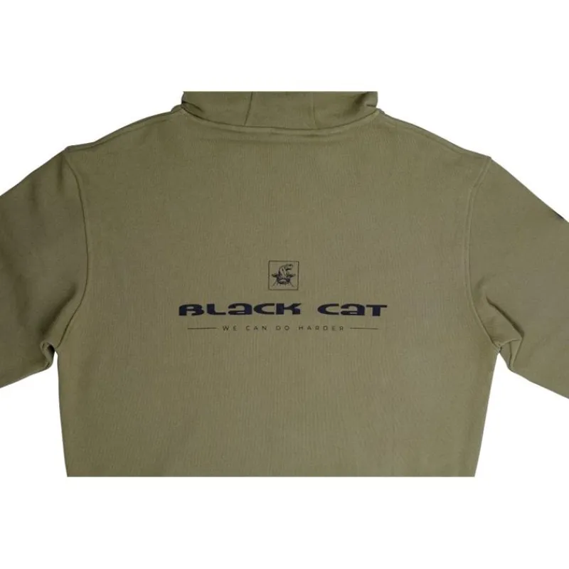 Black Cat Sweat Homme Hoodie - Kaki