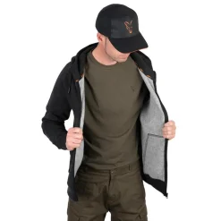 Fox Sweat Homme Collection Lw Hoody Black & Orange - Noir
