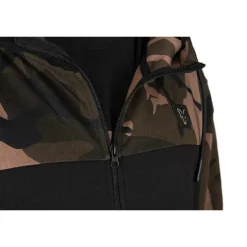 Sweat Homme Fox Lw Black/Camo Split Zip Hoody - Noir/Camo