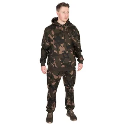Fox Sweat Homme Lw Khaki/Camo Split Zip Hoody - Camo