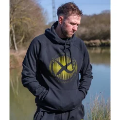 Fox Matrix Sweat Homme Large Fade Logo Hoody - Noir