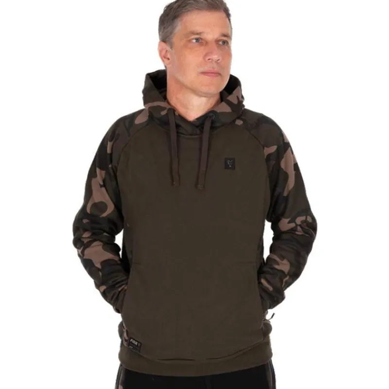 Fox Sweat Homme Pullover Premium 310 Hoodie - Kaki/Camo