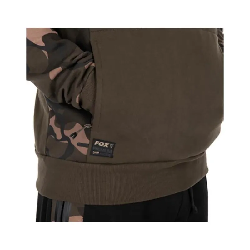 Fox Sweat Homme Pullover Premium 310 Hoodie - Kaki/Camo