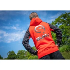 Sweat Homme Guru Hoodie - Rouge/Noir
