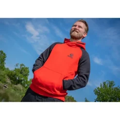 Sweat Homme Guru Hoodie - Rouge/Noir