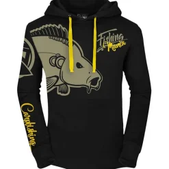 Hot Spot Design Sweat Homme Fishing Mania Carpfishing - Noir