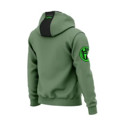 Sweat Homme Hot Spot Design Hoodie Carpfishing Mania - Vert