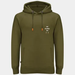 Kumu Sweat Homme Hoody True Leather - Kaki