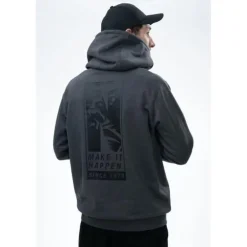 Sweat Homme Nash Make It Happen Since 1978 - Gris