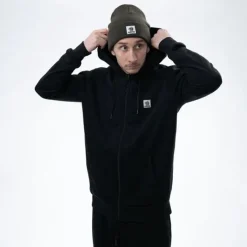 Nash Sweat Homme Make It Happen Badge Zipped - Noir